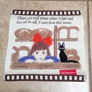 Studio Ghibli Kiki's Delivery Service Film Embroidered Mini Towel